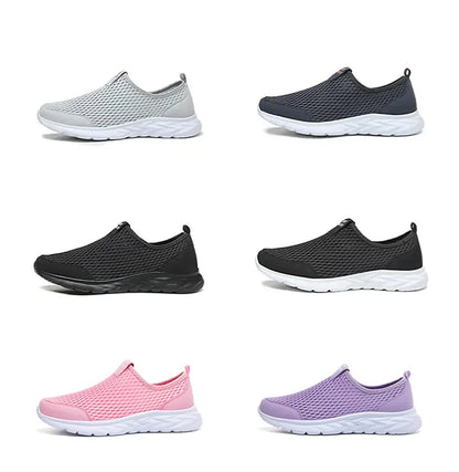 Summer Mesh Men Shoes Sneakers Breathable Flat Shoes Slip-on Sport Trainers Comfortable Lightweight Men Shoes Zapatillas Hombre