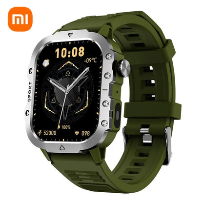 Xiaomi Mijia Military Smart Watch Men IP68 5ATM Outdoor Sports Fitness Tracker Health Monitor 1.81Inch BT Call Smartwatch New