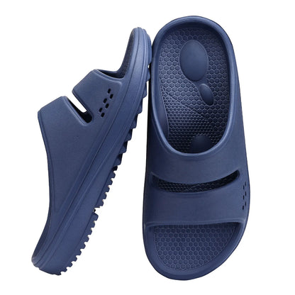 Kidmi Flat Sandals For Women New Orthopedic Sandals Arch Support Slides Soft Cloud Slippers Bathroom Shoes Home Shower Shoes