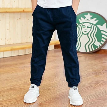 Spring Autumn Cotton Boys Pants Children Trousers Casual Kids Sports Pants 3 4 5 6 7 8 9 10 11 12 13 Years Teenager Boys Clothes