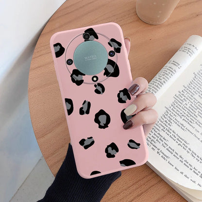 For Honor X9A Magic5 Lite 5G Case Fashion Leopard Print Back Cover Soft TPU Shockproof Funda For Honor Honor Magic 5 Lite Shell