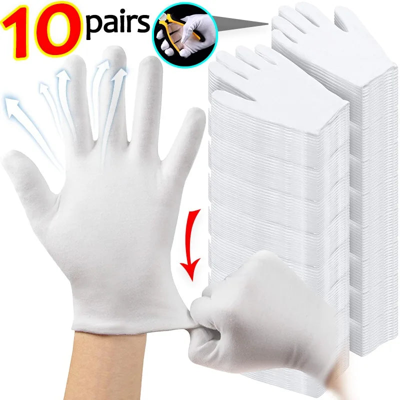 High Elasticity Protective Gloves Protect Skin Lining Glove Eczema Dermatitis Sufferers Cotton Mittens Household Cleaning Tools