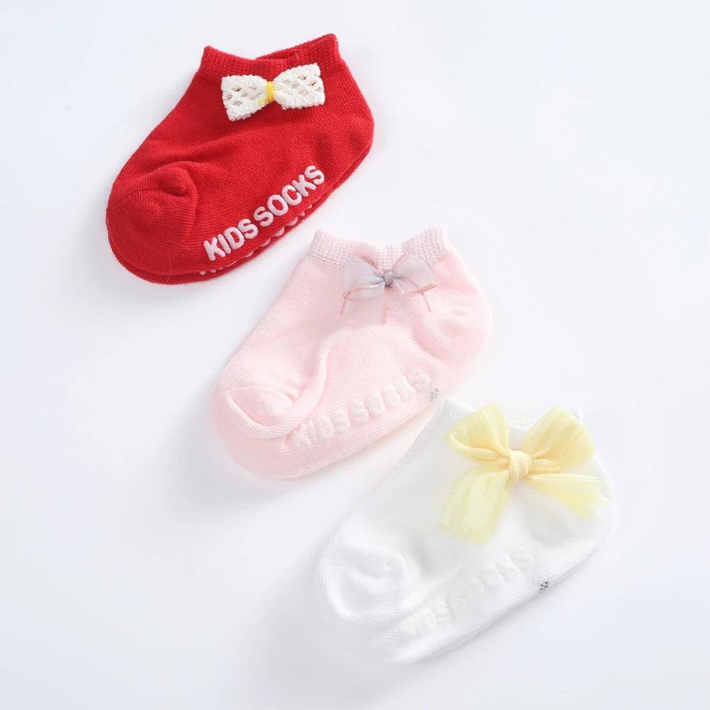 3 Pairs Newborn Socks Spring Summer Baby Boys Girls Cotton Solid Breathable Infant Girl Soft Cute Socks Kids Socks