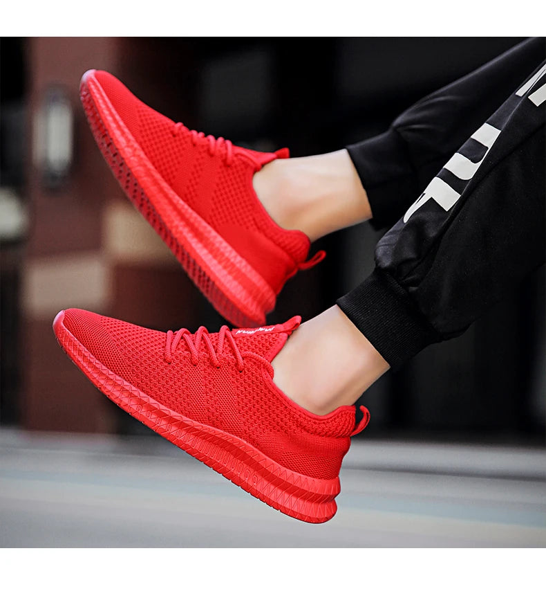 Man Sneakers for Men‘s Black Running Shoes Army Green Breathable Sport Shoes Male Female Women Red lightweight Casual Sneakers