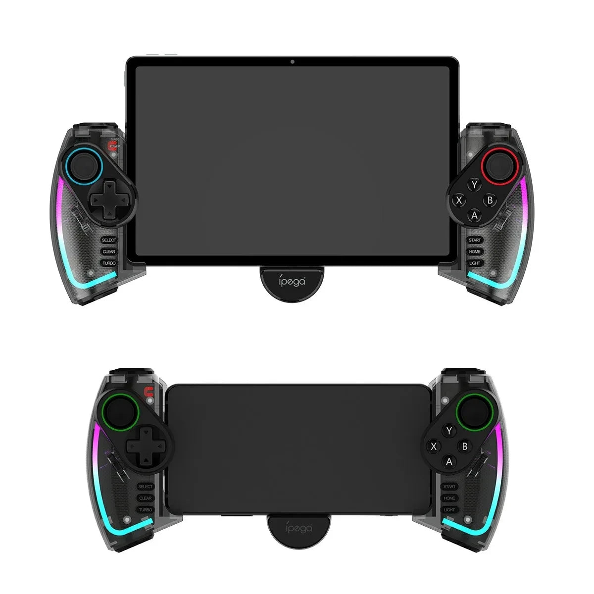 Ipega PG-9777S Bluetooth-Gamepad für Nintendo Switch Android iOS iPad PC mit dehnbarem RGB-Licht-Controller mit linearer Vibration