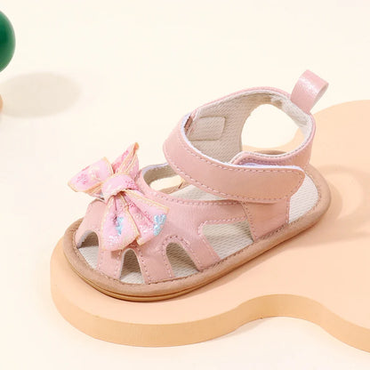 Baby Shoes Cute Butterfly bowknot for 0-9-18 Months Newborn Toddler Girls Summer Prewalking Sandal 2024 New Baby Fashion BMB4003