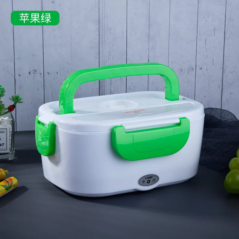 Portable Rechargeable Electric Lunch Box Heated Insulated Lunch Box Car Travel Friendly Meal Home Use Gift