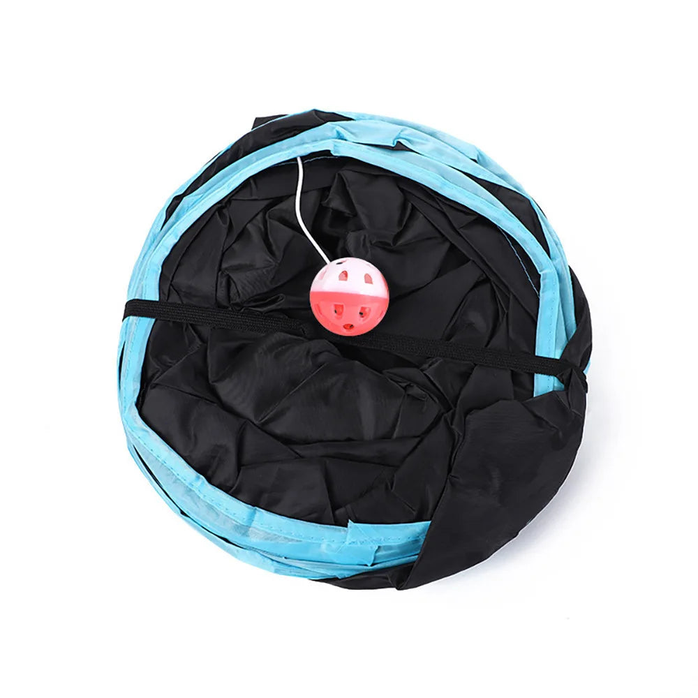 Cat Tunnel Pet Supplies Cat S T Pass Play Tunnel Foldable Cat Tunnel Cat Toy Breathable Drill Barrel for Indoor loud paper