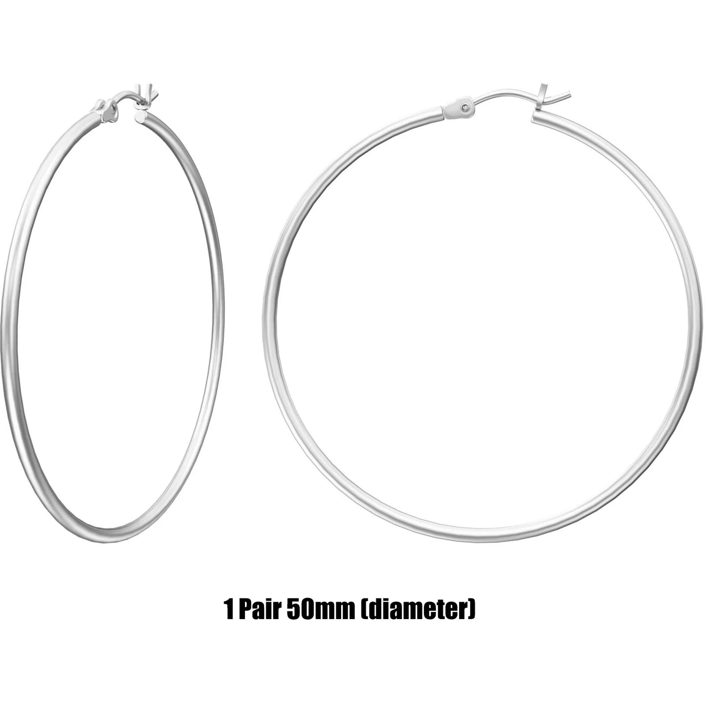 Shevalues Hoop Earrings Set for Women Man 14K Real Gold Plated Copper Hoops with 925 Sterling Silver Needle New Modern Jewelry