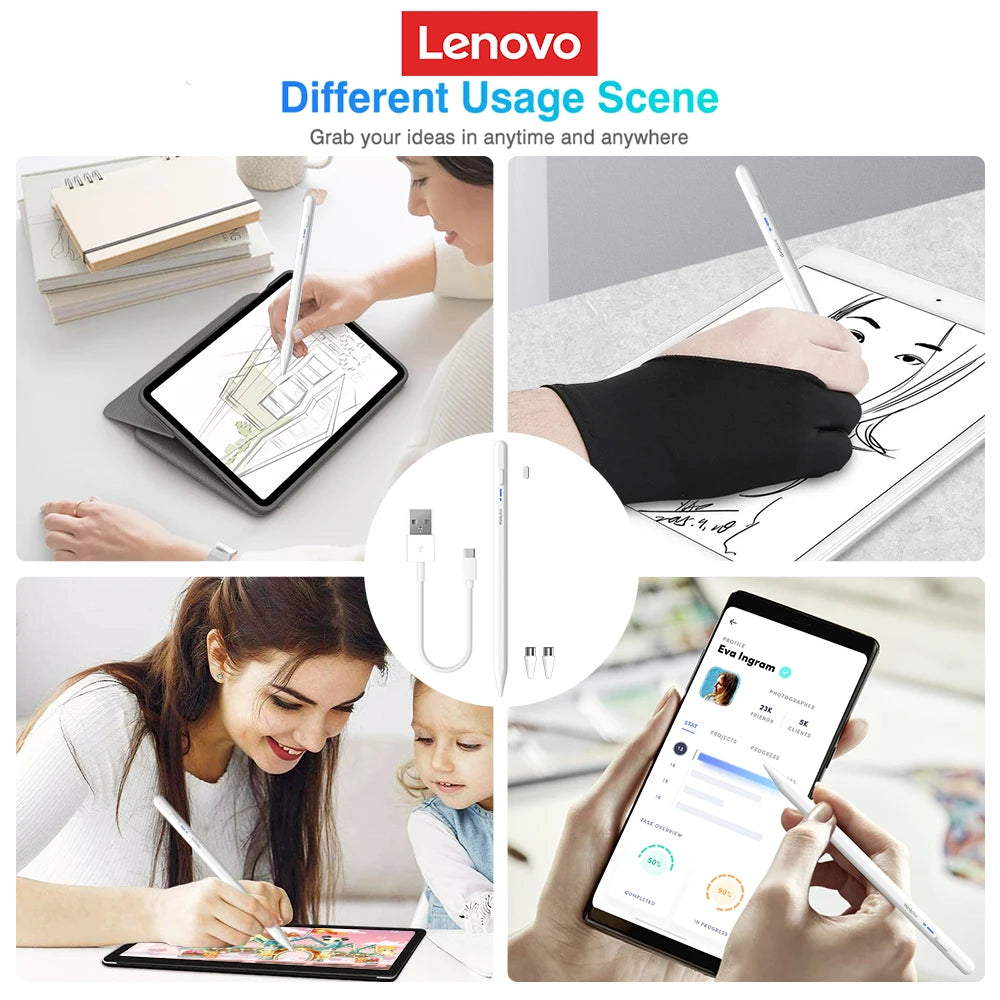 Lenovo thinkplus  BP16 Touch Pen For Tablet Mobile Android ios Phone iPad Accessories Drawing Tablet Universal Stylus Pen