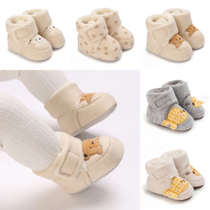 Fashion Baby Girls Boys Cute Soft Cartoon Cotton Toddler shoes First Walker Shoes for Newborns