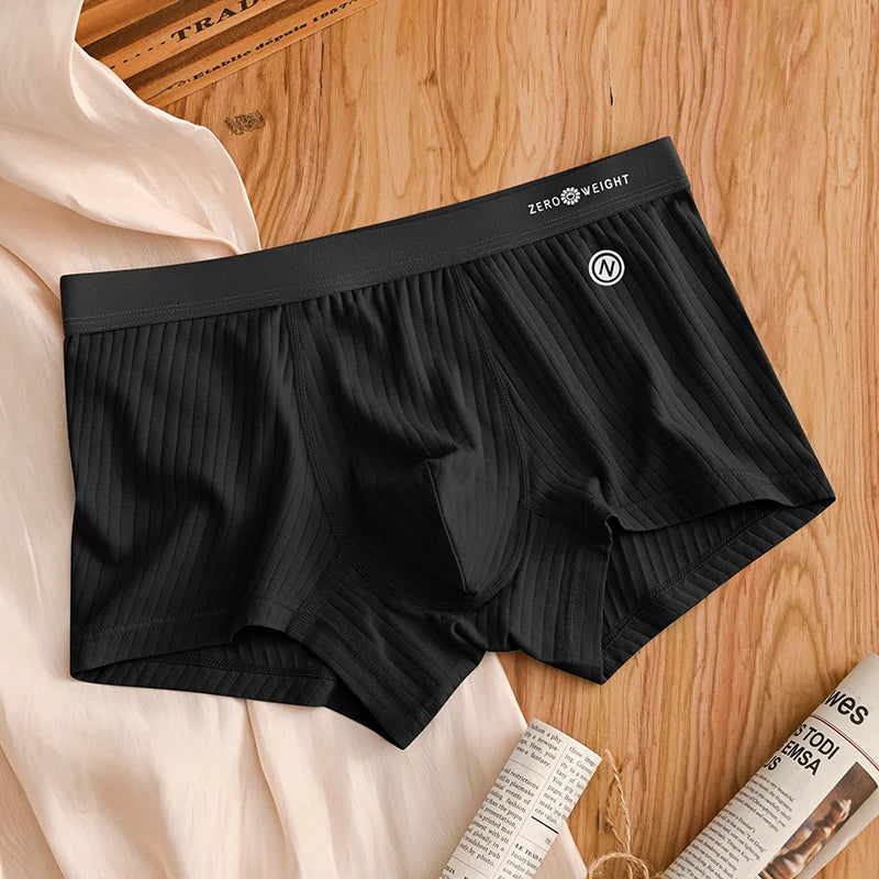 1Pcs Underwear Men's Boxer Shorts Sexy Panties Cotton Boxers Man Underpants Male Shorts Homme U Convex Lingerie Free Shipping