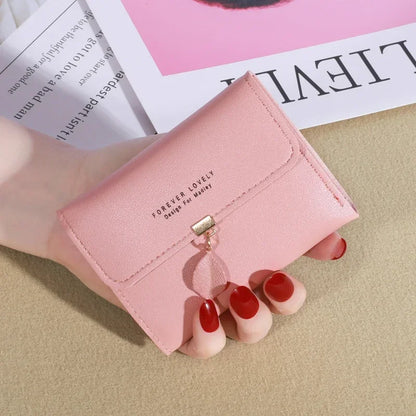 Trifold Clutch Coin Purse, Minimalist Credit Card Holder, Women's Casual Wallet