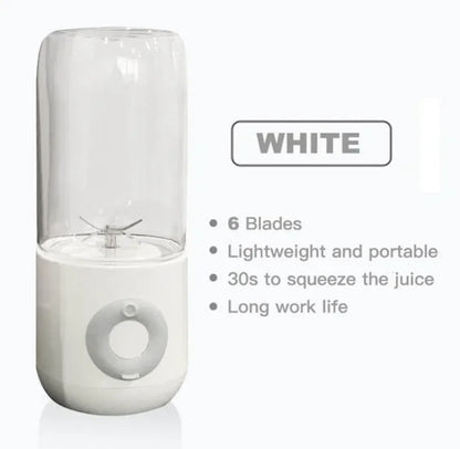 500ML Electric Juicer Portable Smoothie Blender 6 Knife Mini Blenders USB Wireless Rechargeable Mixer Juicers Cup For Travel