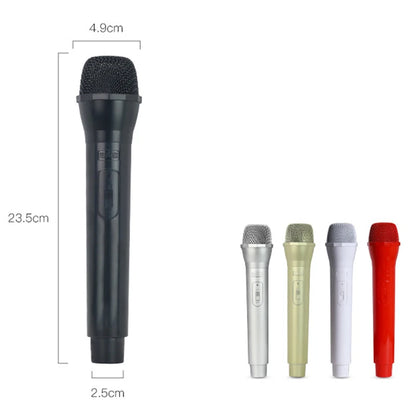 1pc Fake Prop Microphone Props Artificial Microphone Prop Kids Microphone Toy 4.9x23.5x2.5cm