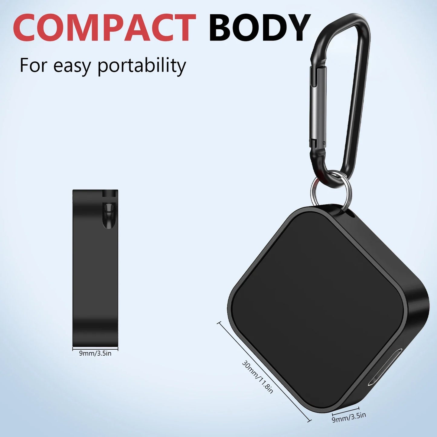 Portable 2 in 1 Magnetic Wireless Charger Key Chain For Apple Watch Series 9 8 7 6 5 4 3 2 SE 8 Pin USB-C Fast Charging Station