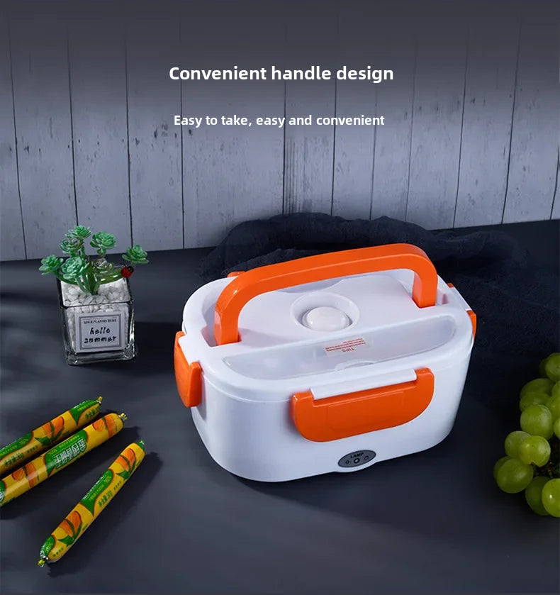 Portable Rechargeable Electric Lunch Box Heated Insulated Lunch Box Car Travel Friendly Meal Home Use Gift