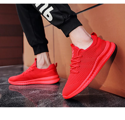 Man Sneakers for Men‘s Black Running Shoes Army Green Breathable Sport Shoes Male Female Women Red lightweight Casual Sneakers