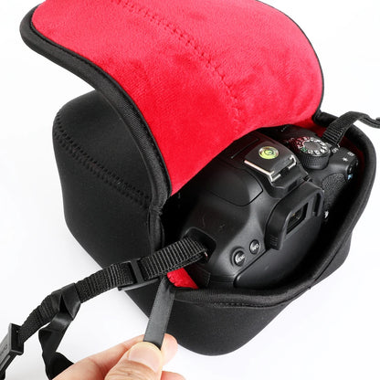 Waterproof Velour Neoprene Soft Case Camera Bag for Canon EOS 850D 800D 760D 750D 700D 77D 70D 600D SL3 SL2 T100 T7 T7i T6 T5 T3