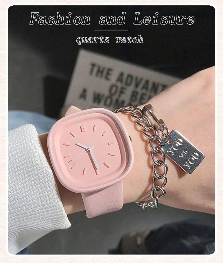 Womens Watches Brand Sport Style Fashion Ladies Watch Leather Watch Women Girls Female Quartz Wristwatches Montre Femme