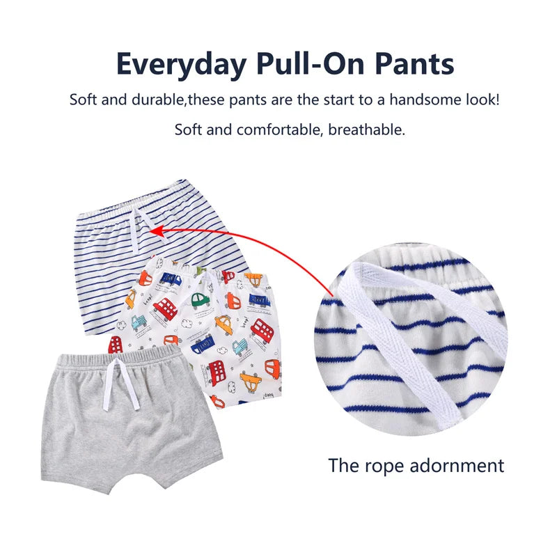 Boys shorts outside wear summer baby pants 0-3 years old little children butt baby Haren pants