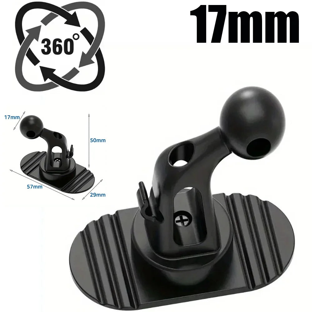 ar Phone Holder 17mm Ball Head Base 17mm Head Sticker Base GPS Brackets Car Mobile Phone Stand Accessories