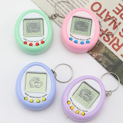 Macaron Mini Electronic Pet Machine Virtual Pet Tamagotchi Toy 168 Pets In One Virtual Cyber Digital Pet Toys Funny Play Toys