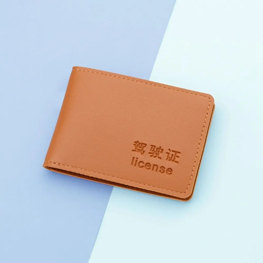 6 Card Slots Driving License PU Leather Case For Women Men Driver's License Holder Cover for Car Driving Documents Folder Wallet