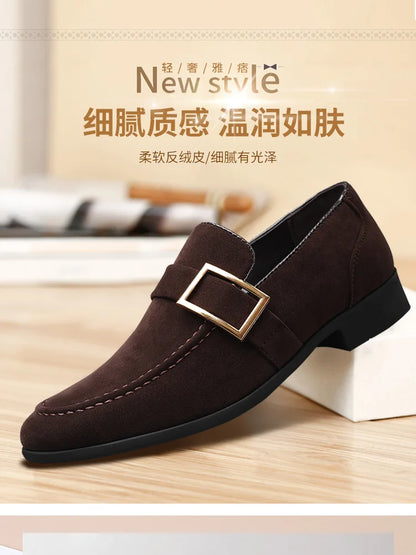 Mens Dress Shoes Designer Formal Loafers Men's Leather Shoes Suede Men Wedding Man Designer Work Social Business Loafers