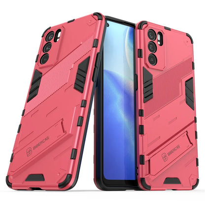 For Oppo Reno6 5G Case Reno 6 Pro 5G Cover Shockproof Bumper Bracket KickStand Holder Full Protect Armor Phone Case Reno 6 5G