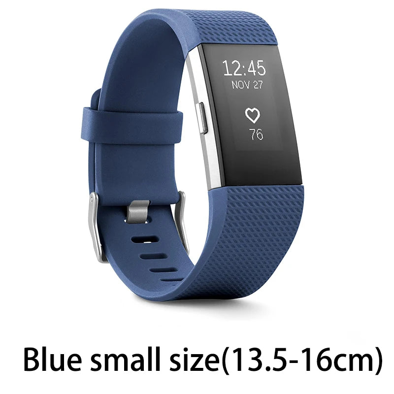 Fitbit Charge 2 smart wristband heart rate monitoring exercise pedometer fitness sleep call notification GPS IOS Android