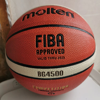 Indoor Outdoor Basketball FIBA Approved Size 7  PU Leather Match Training Men Women Basketball baloncesto