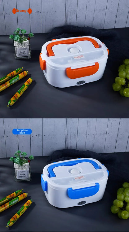 Portable Rechargeable Electric Lunch Box Heated Insulated Lunch Box Car Travel Friendly Meal Home Use Gift