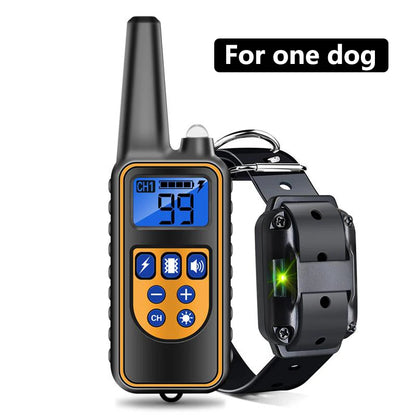 800m Digital Dog Training Collar Waterproof Rechargeable Remote Control Pet with LCD Display for All Size Shock Vibration Sound