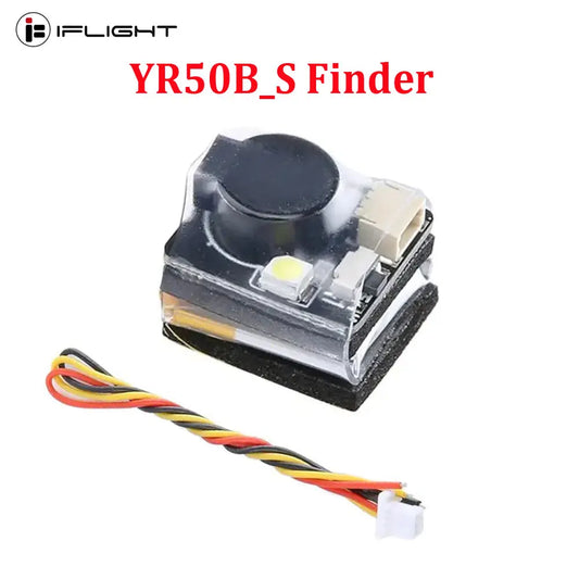 IFlight YR50B_S Finder Buzzer 100dB BB Ring LED Light Alarm 100 Decibels Programmable BF F7 for FPV Quadcopter and RC Airplane