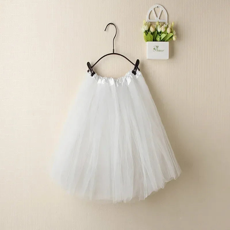 Women Summer Vintage Tulle Skirt Adult Fancy Ballet Dancewear Party Costume Ball Gown Mini Skirt