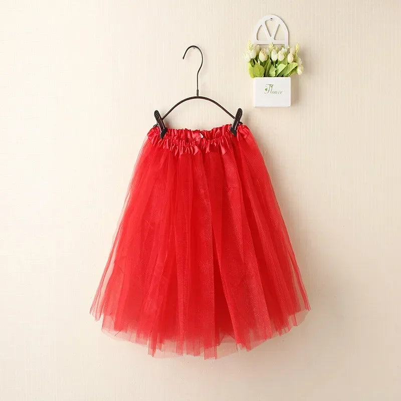 Women Summer Vintage Tulle Skirt Adult Fancy Ballet Dancewear Party Costume Ball Gown Mini Skirt