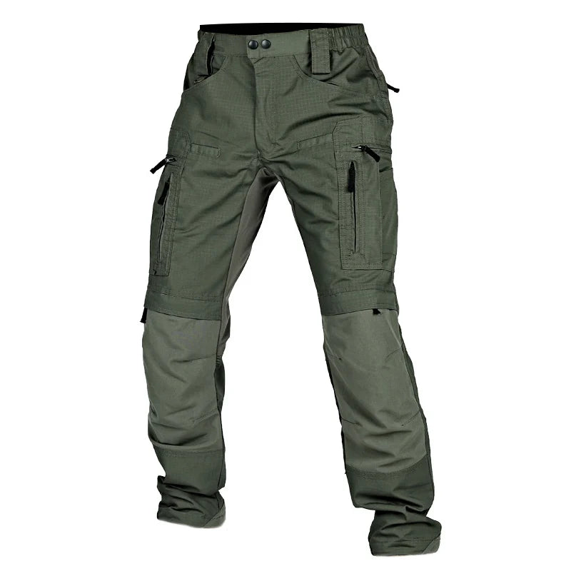 Military Tactical Pants Men's Cargo Trousers Casual Outdoor Waterproof Pants Multi-pocket Wear-resistant Breathable Workwear