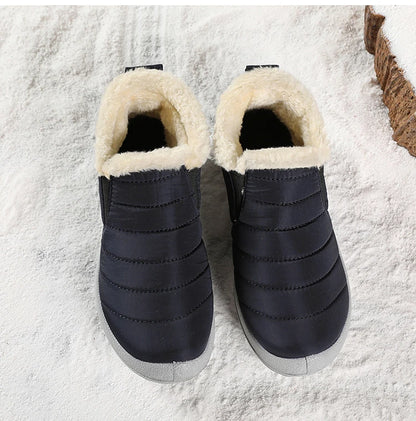 Warm Snow Men's Boots Soft Sneakers Winter Men's Fashion Men Shoes Unisex Ankle Boots Waterproof Men's Work Shoes Footwear