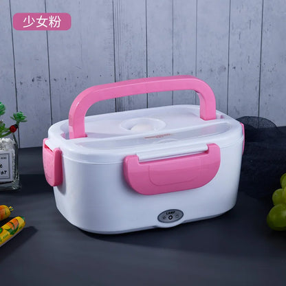 Portable Rechargeable Electric Lunch Box Heated Insulated Lunch Box Car Travel Friendly Meal Home Use Gift