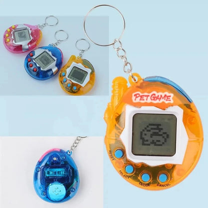 1PC Transparent Electronic Pets Tamagotchi Nostalgic 168 Pets In One Virtual Cyber Digital Nostalgic Funny Toys Pixel Funny Play