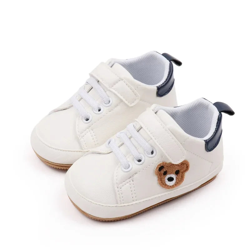 New Baby Shoes Boys Girls Classic Fashion Sports Casual Sneakers Newborn First Walker Toddler Soft Sole Non-Slip Walking Shoes