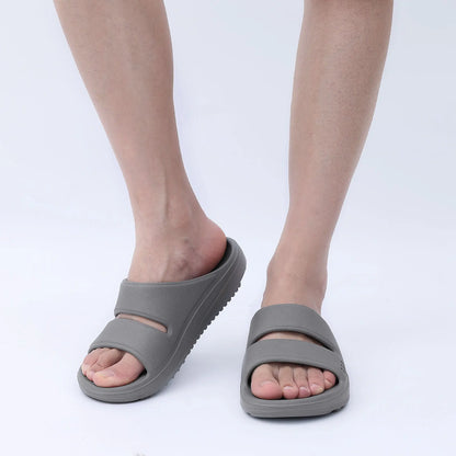 Kidmi Flat Sandals For Women New Orthopedic Sandals Arch Support Slides Soft Cloud Slippers Bathroom Shoes Home Shower Shoes