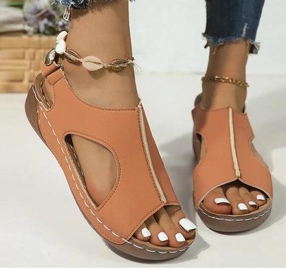 Women's Sandals Summer 2024 Wedge Heels Sandals With Platform Shoes Women Summer Footwear Heeled Sandalias Mujer Wedges Shoes