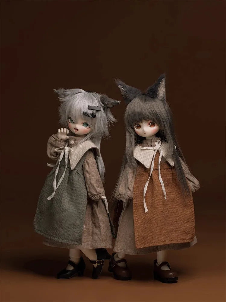 BJD Doll Clothes For 1/6 1/4 1/3 SD MSD MDD YOSD Dress Outfit CD2 Dolls Clothing Accessories(Excluding Doll)