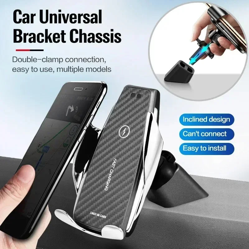 Universal Mobile Phone Bracket Base In Car Dashboard Phone Holder Car Air Outlet Clip Cellphone GPS Stand Cradle Car Accessories