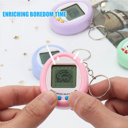 Macaron Mini Electronic Pet Machine Virtual Pet Tamagotchi Toy 168 Pets In One Virtual Cyber Digital Pet Toys Funny Play Toys