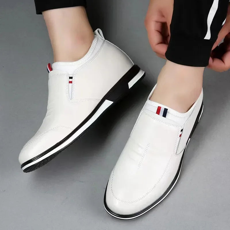 Leather Men Casua Shoes Business Leisure Shoes for Men Breathable Loafers Easy-Wearing Male Comfort Flats Fashion New Men Shoes