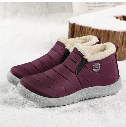 Warm Snow Men's Boots Soft Sneakers Winter Men's Fashion Men Shoes Unisex Ankle Boots Waterproof Men's Work Shoes Footwear