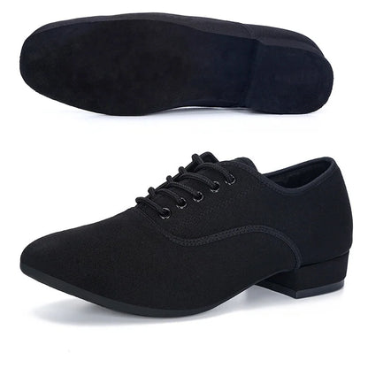 Men‘s Dance-Shoes Ballroom Latin Dance Shoes For Men Male Modern Jazz Tango Dancing Shoes Salsa Practise Shoe Black